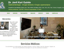 Tablet Screenshot of drkurigastroenterologoacapulco.com